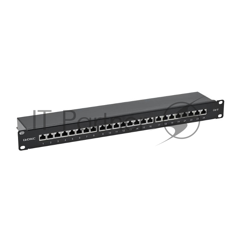 Патч-панель 19'.1U. CAT6. 24 порта RJ45. экранированная
