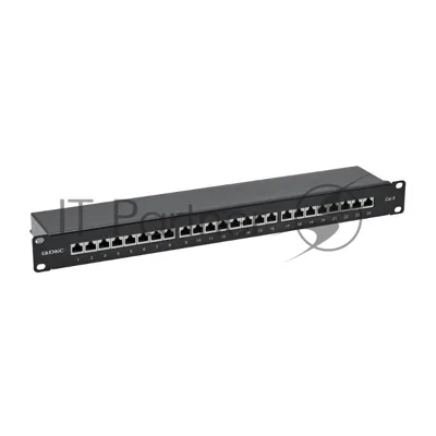 Патч-панель 19'.1U. CAT6. 24 порта RJ45. экранированная