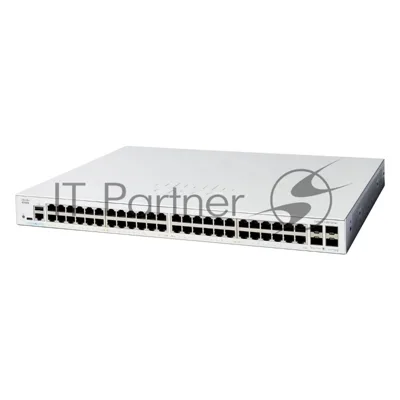 Коммутатор Cisco Catalyst C1300-48T-4G, 48×1 Гбит/с, 4×1 Гбит/с SFP, управляемый