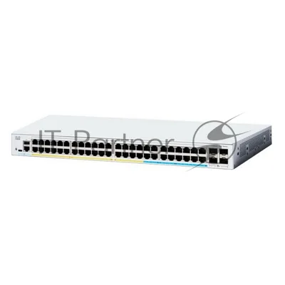 Коммутатор Cisco Catalyst C1300-48P-4X, 48×1 Гбит/с, 4×10 Гбит/с SFP+, управляемый