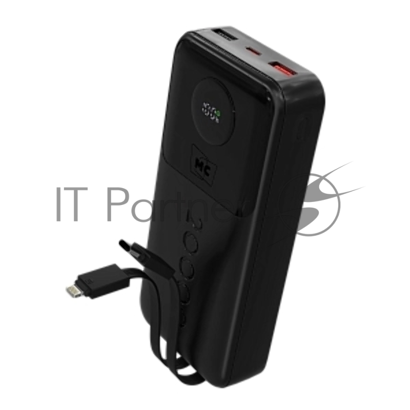 Портативный аккумулятор MORE CHOICE (4620202552815) PB35-20 20000mAh 2USB+1Type-C 3.0A 22.5W+PD20W+QC3.0 LE, черный