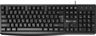 Клавиатура Defender Navigator HB-138 проводная, USB Type-A, чёрный