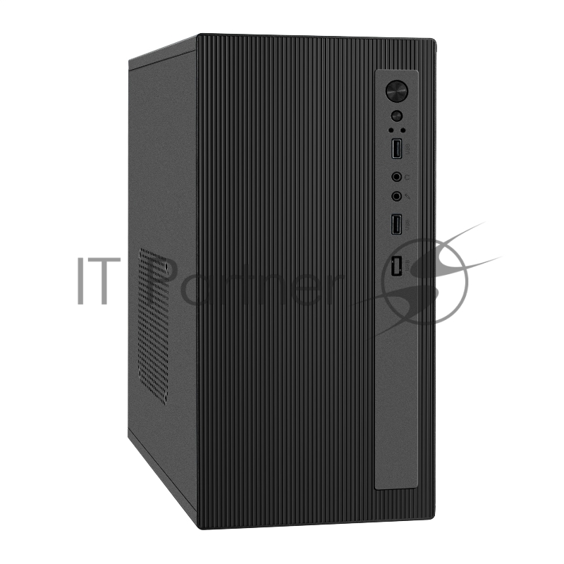 Компьютерный корпус Minitower ExeGate BAA-303M (mATX, без БП, 2*USB, HD Audio, черный)