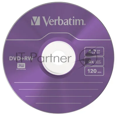 Диск DVD-RW Philips 4.7 Gb, 4x, Slim Case (1шт)