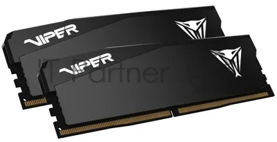 Оперативная память Patriot Viper Elite 5 Ultra, DDR5, 32GB (2x16GB), 6000 MHz, CL28, с радиатором, чёрный