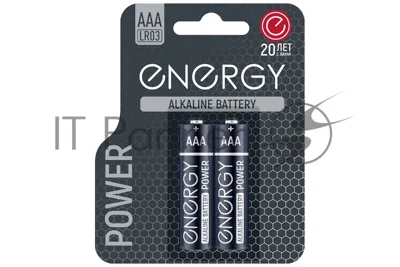 Батарейка алкалиновая Energy Power LR03/2B (ААА)