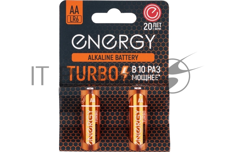 Батарейка алкалиновая Energy Turbo LR6/2B (AА)