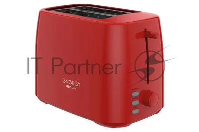 Тостер Energy EN-260 красный, 800 Вт, 2 слота