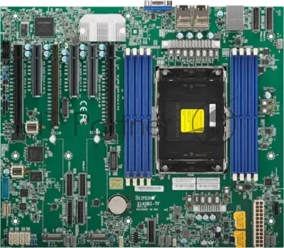 Материнская плата Supermicro X14SBI-TF, LGA4710, SoC, 8xDDR5, 4xSATA, 2xM.2 PCIe 5.0, 3xPCIe 5.0 x16, 3xPCIe 5.0 x8, 1xVGA, 2x10GbE LAN, 2xUSB 3.2 Gen1, ATX