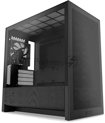 Корпус без блока питания Case NZXT H3 Flow (2025), Midi-Tower, TG, 1x120мм, 1xUSB-A 3.2 + 1xUSB-C 3.2, mATX, mITX черный