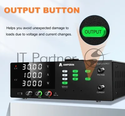 Лабораторный блок питания Amperin AI-MWS30010RS 300V, 10A