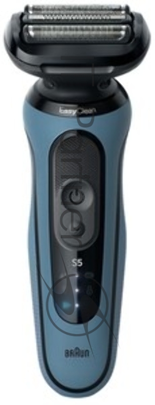 Бритва электрическая Braun S5 52-A1650s c дорожным чехлом синий/черный насадки для тела/триммер для бороды тип 5762