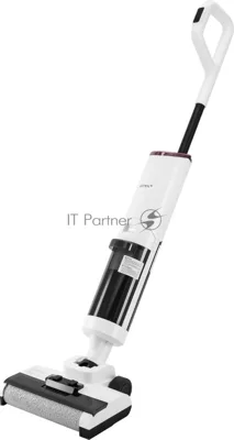Пылесос моющий Vitek VT-FW11PRO белый/черный, питание от аккумулятора, 120 Вт, уборка сухая/влажная, пылесборник 0.68 л