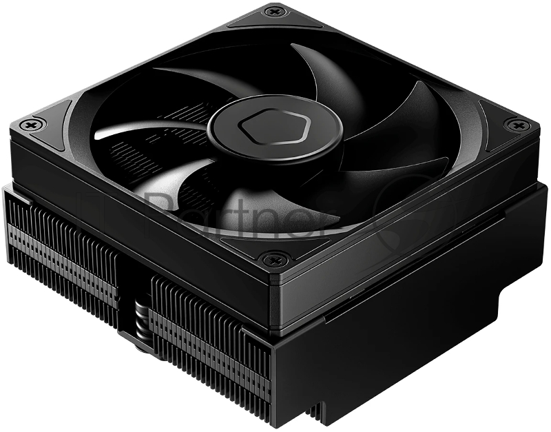 Кулер для процессора ID-COOLING IS-53-XT BLACK LGA1851/1700/1200/115X/AM5/AM4 низкопрофильный высота 53мм (24шт/кор, TDP 120W, PWM, 4 тепл.трубок/медная база, FAN 92мм, черный) BOX