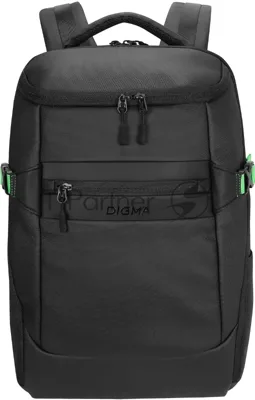 Рюкзак для ноутбука 15.6" Digma Game G1 черный полиэстер (DGbP15G1BK)