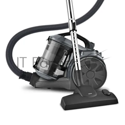 Пылесос Centek CT-2545 серый/черный, 400/2220 Вт, уборка сухая, пылесборник контейнер 1.5 л