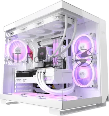 Компьютерный корпус без блока питания Case PCCooler C3T500 ARGB WH, Midi-Tower, TG, 6x120мм ARGB, 1xUSB-C 3.1 + 2xUSB-A 3.0, ATX, mATX, mITX белый