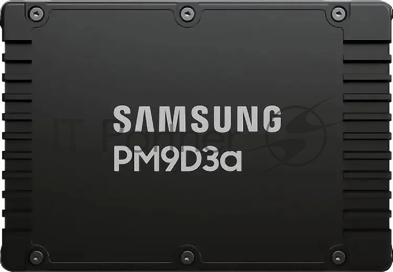 Накопитель SSD Samsung PM9D3a, 3840Gb, U.3(2.5" 15мм), NVMe, PCIe 5.0x4, 3D TLC, R/W 12000/6000Mb/s, IOPs 2 000 000/250 000, TbW 7008, DWPD 1 (12 мес.)