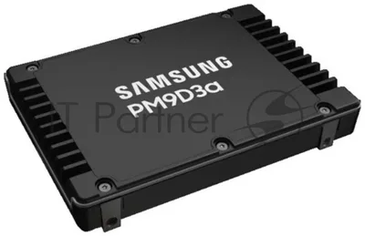 Накопитель SSD Samsung PM9D3a, 960Gb, U.3(2.5" 15мм), NVMe, PCIe 5.0x4, 3D TLC, R/W 12000/1600Mb/s, IOPs 1 000 000/70 000, TbW 1752, DWPD 1 (12 мес.)
