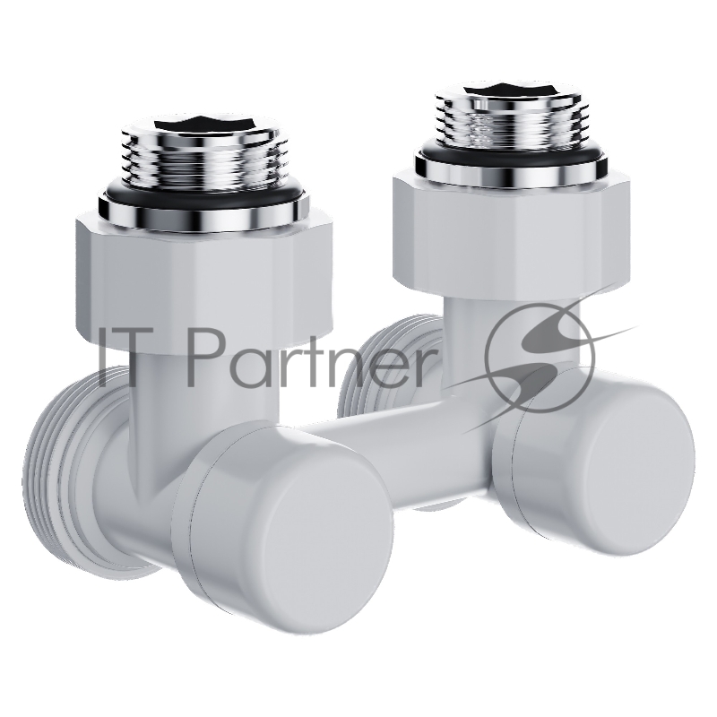 Узел нижнего подключения Royal Thermo Design угловой 1/2"х3/4" EK (белый)