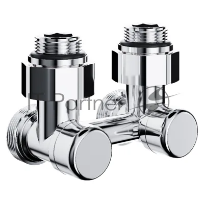 Узел нижнего подключения Royal Thermo Design угловой 1/2"х3/4" EK (хром)