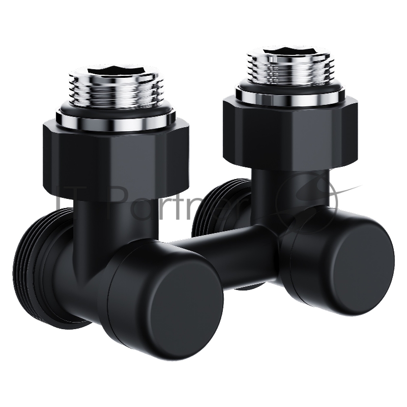 Узел нижнего подключения Royal Thermo Design угловой 1/2"х3/4" EK черный