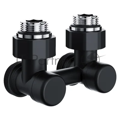 Узел нижнего подключения Royal Thermo Design угловой 1/2"х3/4" EK черный