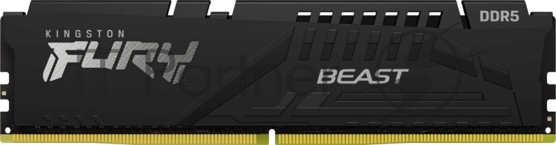 Оперативная память Kingston Fury Beast Black, DDR5, 32GB (1x32GB), 5200 MHz, CL40, с радиатором, черный