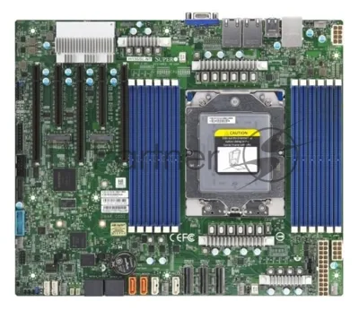 Материнская плата Supermicro H13SSL-NT, SP5, SoC, 12xDDR5 RDIMM, 8xSATA, 2xM.2 PCIe 5.0 x4, 3xPCIe 5.0 x16, 2xPCIe 5.0 x8, 1xVGA, 2x10GbE LAN, 4xUSB 3.0, ATX