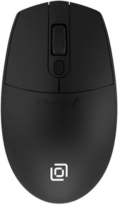 Мышь беспроводная Oklick 201MW черный, 1600 dpi, радиоканал, USB, кнопки - 4