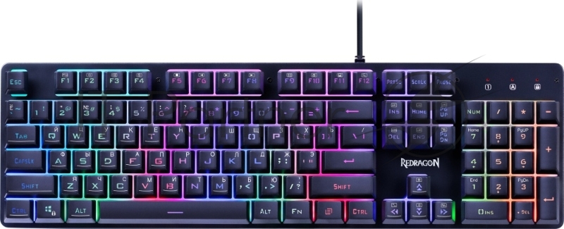 Клавиатура Redragon Nagato проводная, USB Type-A, чёрный