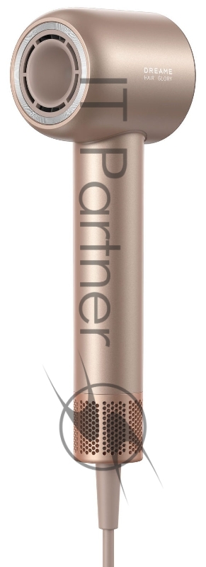 Фен Dreame Hair Glory Mix AHD18 золотистый, 1400 Вт, компактный, ионизация