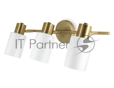 Настенно-потолочный спот TR3972/3 BS/FR латунь/белый матовый E27*3 max 40W 460*80*140