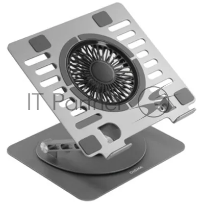 Подставка для ноутбука Digma D-NCP170-2x110RGb 18" 400x288x45мм 52дБ 2xUSB 2x 110ммFAN 1250г Fan-control металл/пластик черный