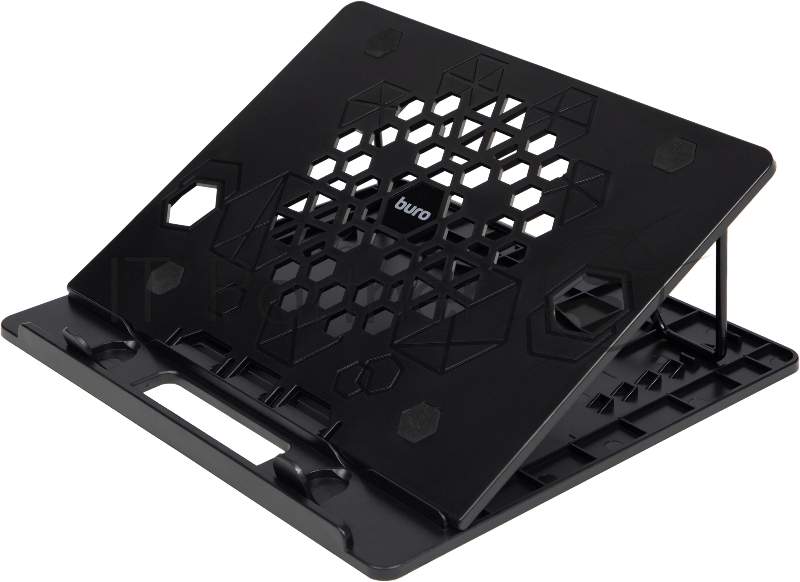 Подставка для ноутбука Buro BU-LS130 15.6" 280x250x15мм 520г металл/пластик черный