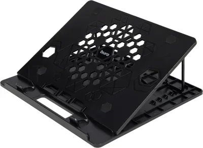 Подставка для ноутбука Buro BU-LS130 15.6" 280x250x15мм 520г металл/пластик черный
