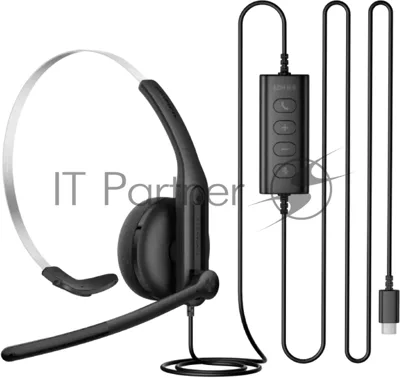Гарнитура Edifier CC100 чёрный, проводная, USB