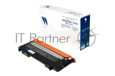 Картридж NVPrint совместимый NV-W2073XT 117X Magenta для HP Color LJ 150/150A/150NW/178NW/179MFP (1300k)