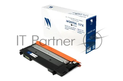 Картридж NVPrint совместимый NV-W2070XT 117X черный для HP Color LJ 150/150A/150NW/178NW/179MFP (1500k)