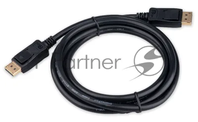 Кабель DisplayPort Cablexpert CC-DP8K-2M, 20M/20M, v1.4, 8К, медь, тройной экран, 2м, черный, пакет