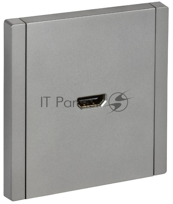 Розетка HDMI FP540 IEK FORTE&PIANO Сталь