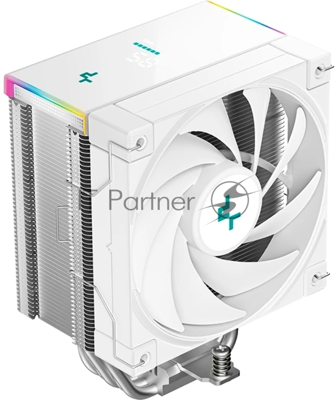 Кулер для процессора DEEPCOOL AK500S DIGITAL SE WH LGA20XX/1700/1200/115X/AM5/AM4 (12шт/кор, TDP 240W, PWM, Fan 120мм, 5 тепл. трубок, Copper Base, белый) RET (R-AK500S-WHADMN-GJD)
