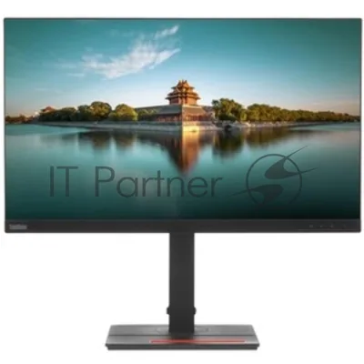 Монитор 27" Lenovo T27UD-40 IPS 3840x2160, 60 Гц, 4 мс, 16:9, 350 кд/м², HDMI 2.1, DP 1.4, USB-C (100 Вт), USB Hub (3x USB 3.2, 1x USB-C), RJ-45, черный