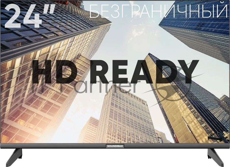 Телевизор SoundMax 24" SM-LED24M05 DLED черный 60Hz