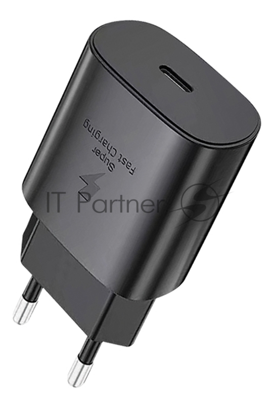 Сетевое зарядное устройство Qumo Energy light PD 25Вт, (модель 0102), порт: USB Type-C, черный