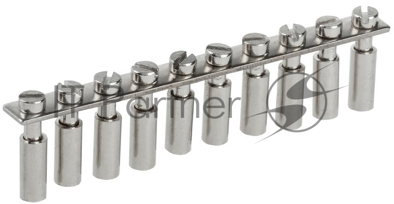 Перемычка центральная IEK для КВИ-4мм2 10PIN