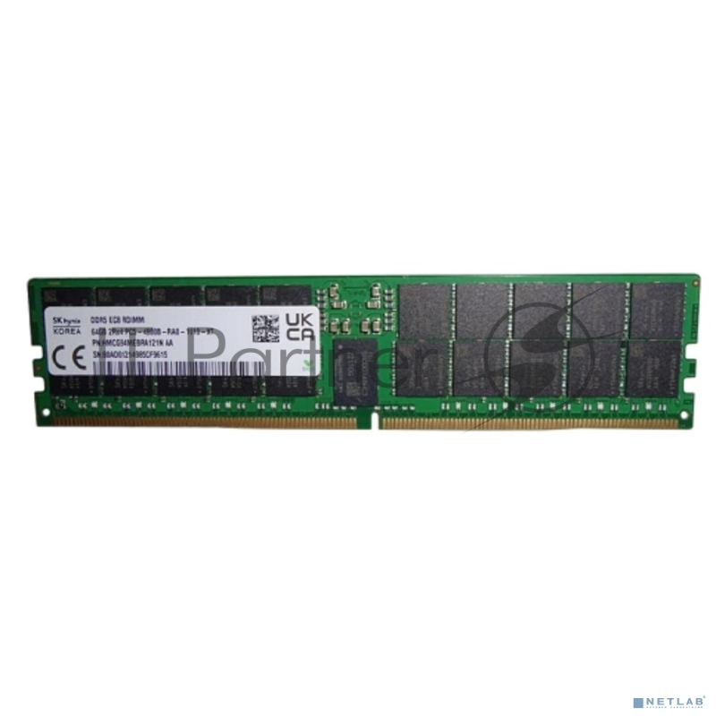 Оперативная память Hynix, DDR5, 64GB (1x64GB), 4800 MHz, CL40, RDIMM, OEM