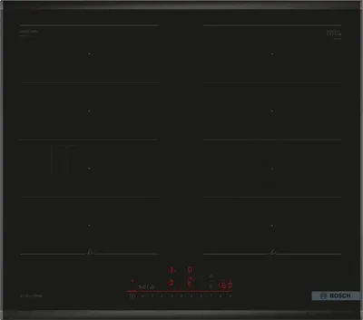Индукционная варочная поверхность Bosch PXX695HC1E, 4 конфорки, с зоной расширения, стеклокерамика, 7400 Вт