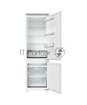 Встраиваемый холодильник Kuppersberg RBN 1761, High-Tech, ВхШхГ 178.5х54х55 см, объем 274 л, инверторный компрессор, электронное управление, скользящее крепление фасада, No Frost, LED освещение, супер заморозка, энергоэффективность А++
