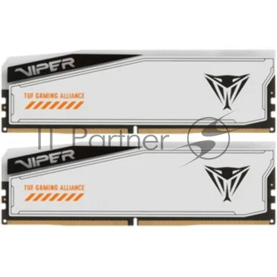 Оперативная память Patriot Viper Elite 5 Ultra RGB, DDR5, 32GB (2x16GB), 6000 MHz, CL28, с радиатором, RGB, чёрный